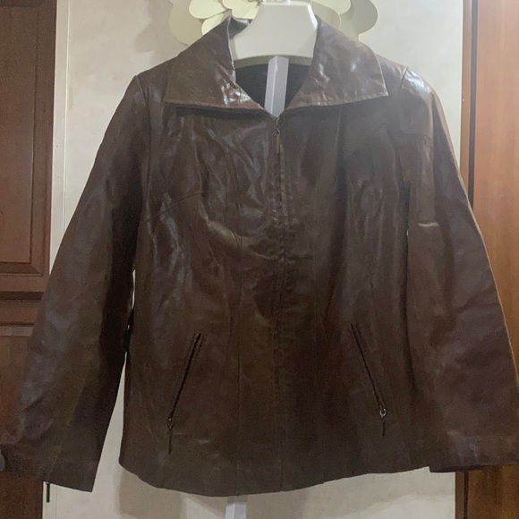 Lane Bryant Jackets & Blazers - Lane Bryant leather jacket (Las)